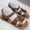 Sandale marron artisanale